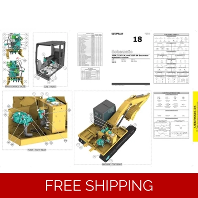 18 CATERPILLAR 320F, 323F LN, 323F SA EXCAVATOR FULL HYDRAULIC DIAGRAMS 18 CATERPILLAR 320F, 323F LN, 323F SA EXCAVATOR FULL HYDRAULIC DIAGRAMS